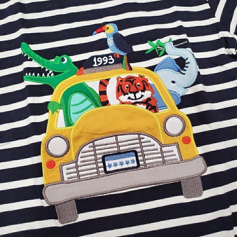 Embroidered Summer T-Shirts Zoo Trip T-Shirts - Picture 6 of 12